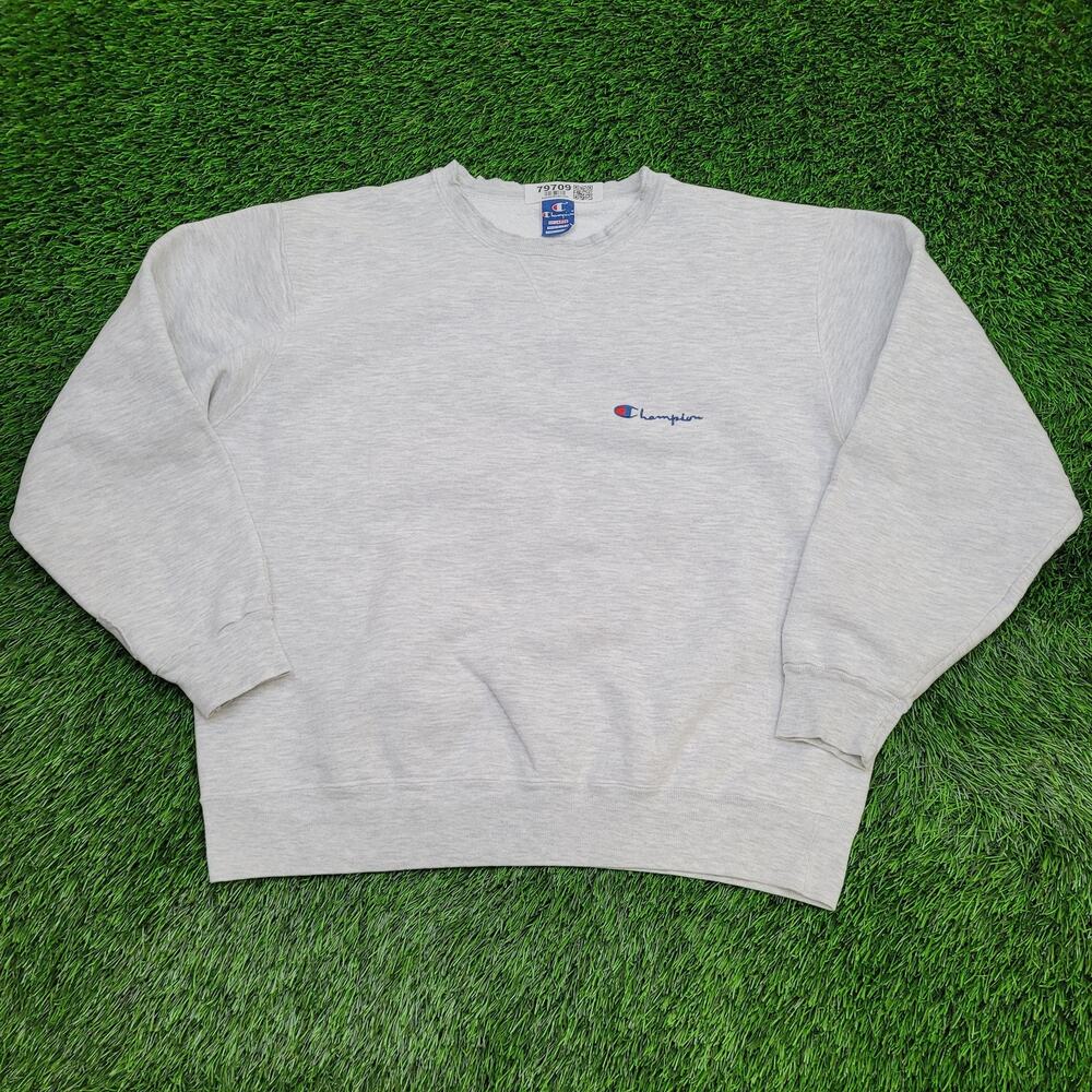 Vintage 90s Champion Cropped Sweatshirt Womens 2XL 25x24 USA